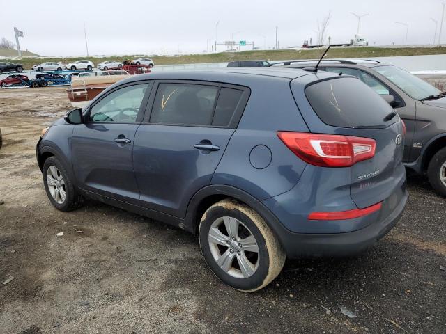 KNDPB3A21D7430661 - 2013 KIA SPORTAGE BASE BLUE photo 2