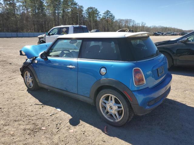 WMWMF73527TT82215 - 2007 MINI COOPER S BLUE photo 2