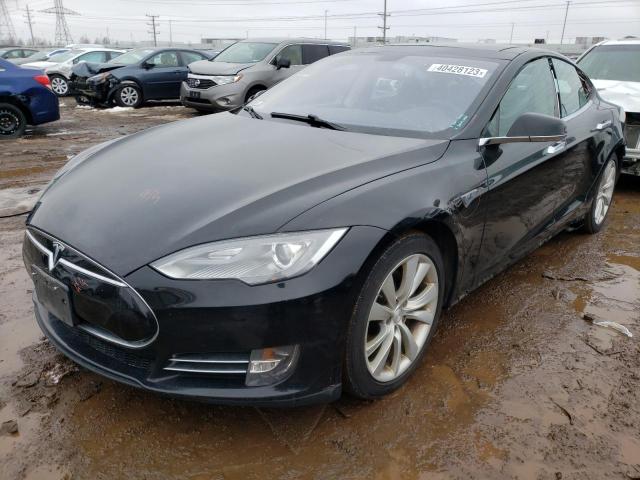 5YJSA1CP7DFP13229 - 2013 TESLA MODEL S Սև լուսանկար 1