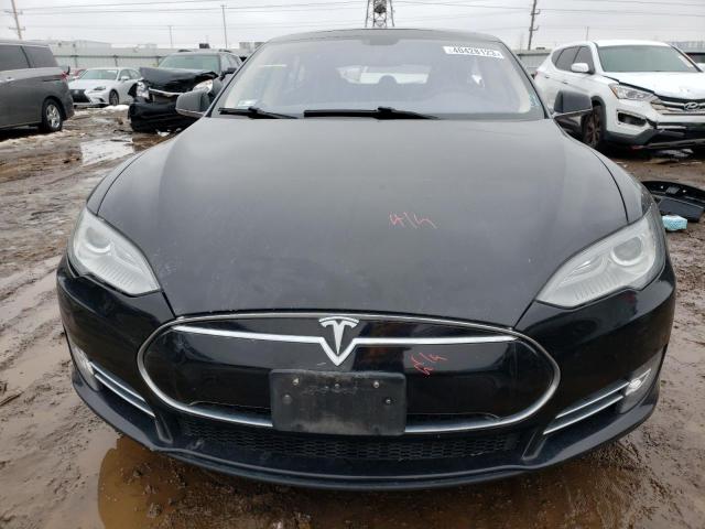 5YJSA1CP7DFP13229 - 2013 TESLA MODEL S Սև լուսանկար 5