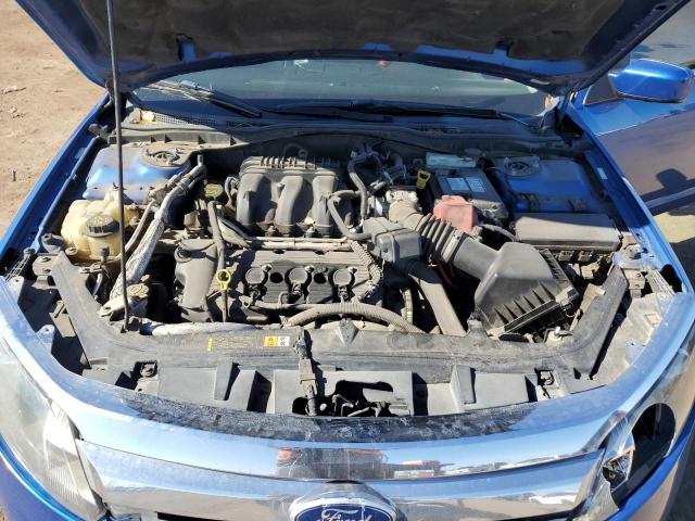 3FAHP0CG3BR212293 - 2011 FORD FUSION SEL BLUE photo 11