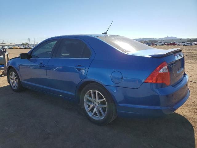 3FAHP0CG3BR212293 - 2011 FORD FUSION SEL BLUE photo 2