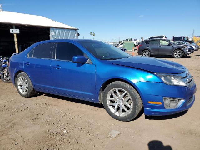 3FAHP0CG3BR212293 - 2011 FORD FUSION SEL BLUE photo 4