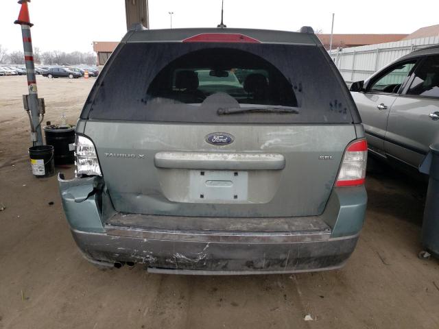 1FMDK02W88GA23635 - 2008 FORD TAURUS X SEL GRAY photo 6