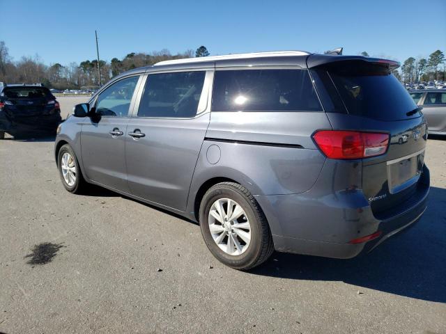 KNDMB5C19H6239777 - 2017 KIA SEDONA LX GRAY photo 2