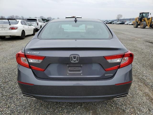 1HGCV1F9XJA105782 - 2018 HONDA ACCORD TOURING GRAY photo 6