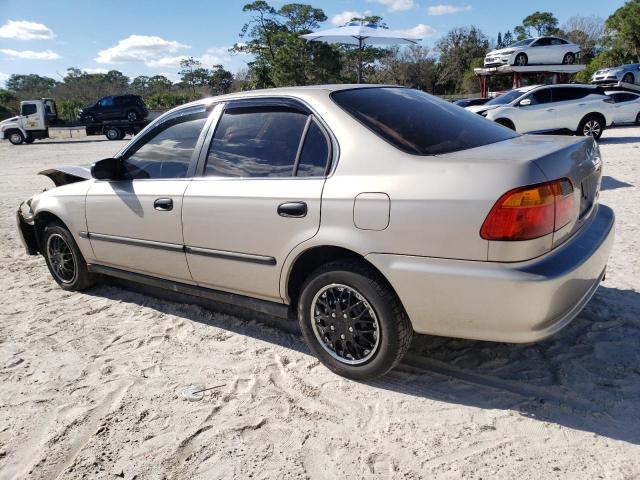 2HGEJ6672YH595775 - 2000 HONDA CIVIC LX TAN photo 2