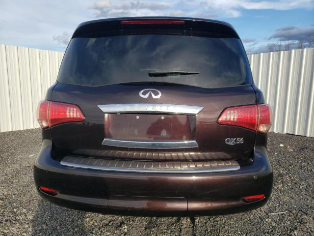 JN8AZ2NE2C9015033 - 2012 INFINITI QX56 BURGUNDY photo 6