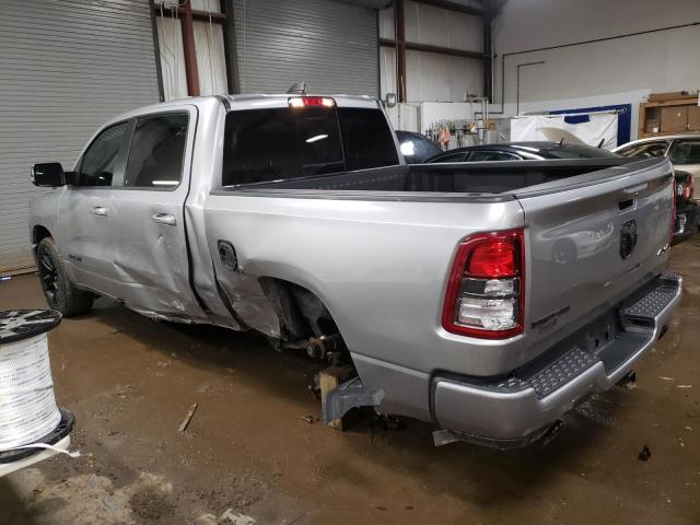 1C6SRFFT4MN604993 - 2021 RAM 1500 BIG HORN/LONE STAR SILVER photo 2