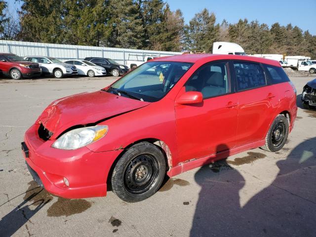 2T1KR32EX8C713014 - 2008 TOYOTA COROLLA MA XR RED photo 1