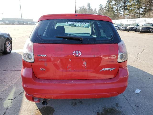 2T1KR32EX8C713014 - 2008 TOYOTA COROLLA MA XR RED photo 6