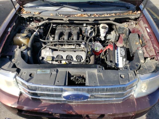 2FMGK5CC1ABD01884 - 2010 FORD FLEX SEL MAROON photo 11