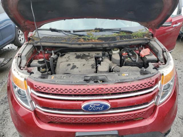 1FM5K7F84FGC48804 - 2015 FORD EXPLORER LIMITED BURGUNDY photo 11