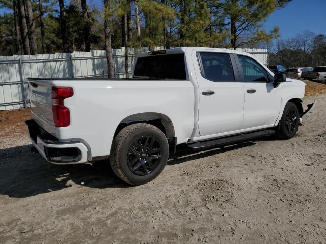 1GCPABEK6NZ596705 - 2022 CHEVROLET SILVERADO C1500 CUSTOM WHITE photo 3