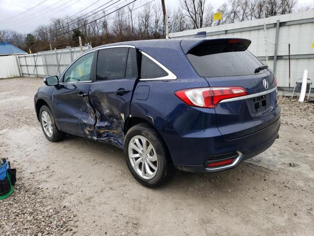 5J8TB4H5XJL017193 - 2018 ACURA RDX TECHNOLOGY BLUE photo 2