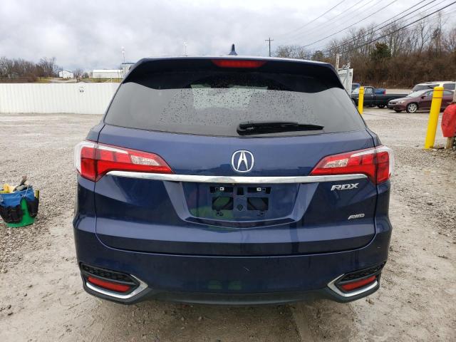 5J8TB4H5XJL017193 - 2018 ACURA RDX TECHNOLOGY BLUE photo 6