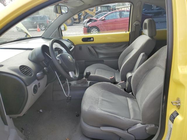 3VWCC21C7YM424757 - 2000 VOLKSWAGEN NEW BEETLE Gelb Foto 7