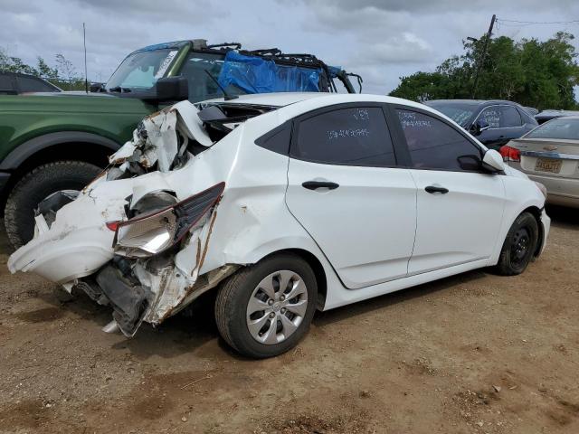 KMHCT4AE3FU852507 - 2015 HYUNDAI ACCENT GLS WHITE photo 3