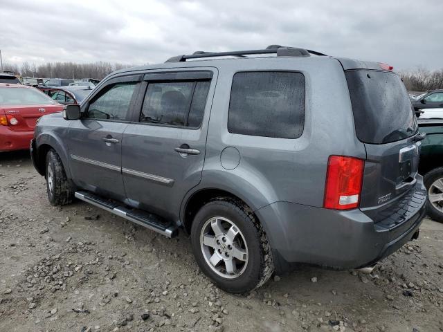 5FNYF3H81AB006017 - 2010 HONDA PILOT TOURING GRAY photo 2