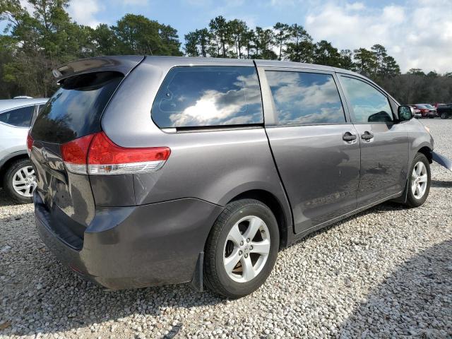 5TDKA3DC5BS004816 - 2011 TOYOTA SIENNA BASE GRAY photo 3