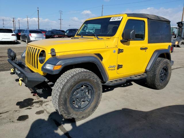 1C4GJXAG3LW268509 - 2020 JEEP WRANGLER SPORT YELLOW photo 1