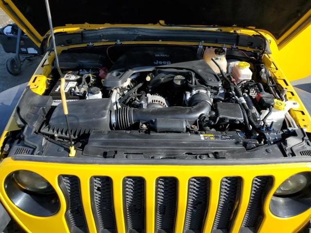 1C4GJXAG3LW268509 - 2020 JEEP WRANGLER SPORT YELLOW photo 12