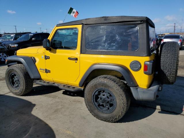 1C4GJXAG3LW268509 - 2020 JEEP WRANGLER SPORT YELLOW photo 2