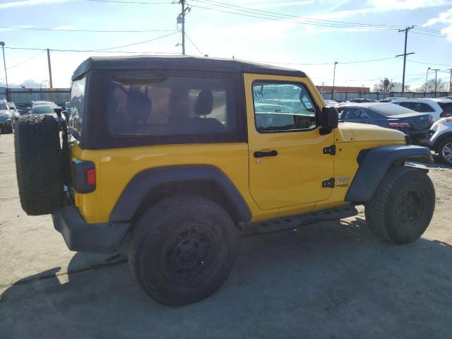 1C4GJXAG3LW268509 - 2020 JEEP WRANGLER SPORT YELLOW photo 3