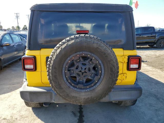 1C4GJXAG3LW268509 - 2020 JEEP WRANGLER SPORT YELLOW photo 6