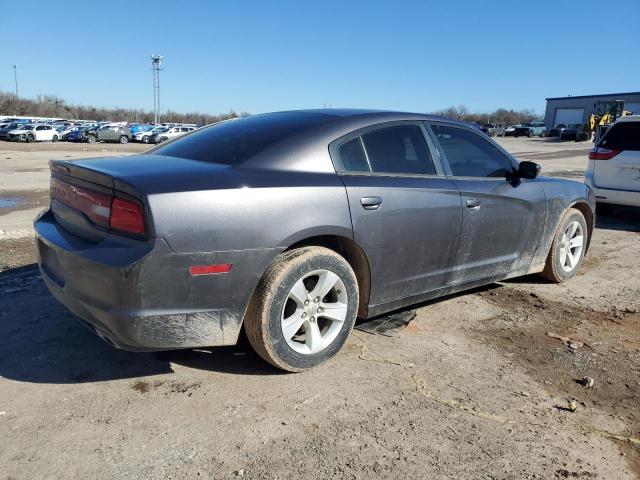 2C3CDXBG1EH358817 - 2014 DODGE CHARGER SE GRAY photo 3