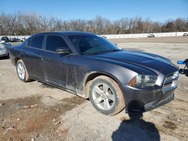 2C3CDXBG1EH358817 - 2014 DODGE CHARGER SE GRAY photo 4