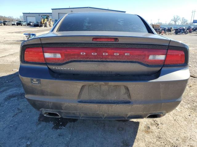 2C3CDXBG1EH358817 - 2014 DODGE CHARGER SE GRAY photo 6