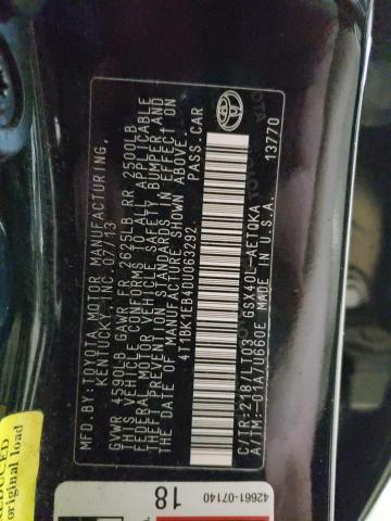 4T1BK1EB4DU063292 - 2013 TOYOTA AVALON BASE Qara foto 12