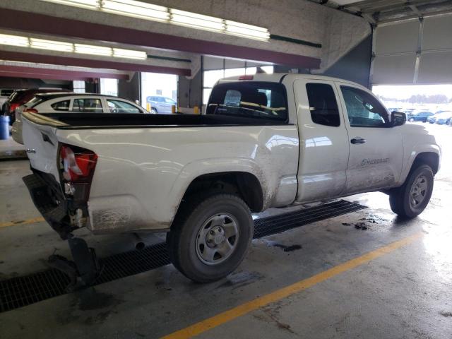 3TYSX5EN8MT004536 - 2021 TOYOTA TACOMA ACCESS CAB WHITE photo 3