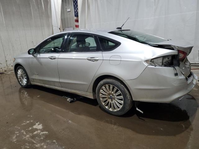 3FA6P0LU1DR158072 - 2013 FORD FUSION SE HYBRID SILVER photo 2