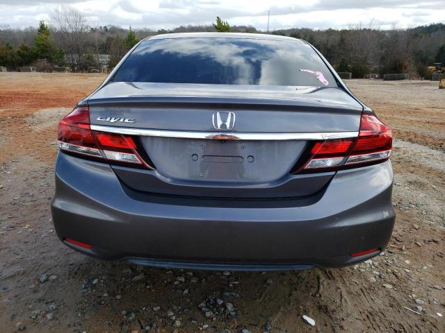 19XFB2F70FE015229 - 2015 HONDA CIVIC SE GRAY photo 6