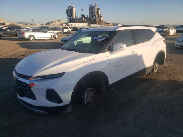 3GNKBBRA1MS560805 - 2021 CHEVROLET BLAZER 1LT WHITE photo 1