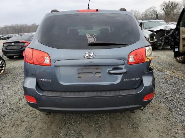 5NMSG13D59H307864 - 2009 HYUNDAI SANTA FE GLS BLUE photo 6