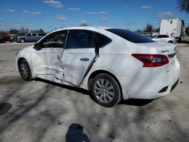 3N1AB7AP1HY274895 - 2017 NISSAN SENTRA S WHITE photo 2