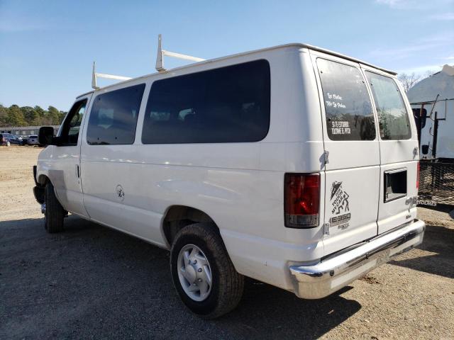 1FBNE3BL9BDB18175 - 2011 FORD ECONOLINE E350 SUPER DUTY WAGON WHITE photo 2