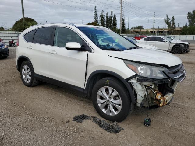 5J6RM4H75CL050037 - 2012 HONDA CR-V EXL WHITE photo 4