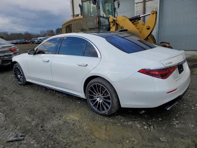 W1K6G7GB0MA047461 - 2021 MERCEDES-BENZ S 580 4MATIC WHITE photo 2