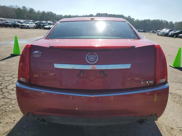 1G6DF577190153860 - 2009 CADILLAC CTS BURGUNDY photo 6