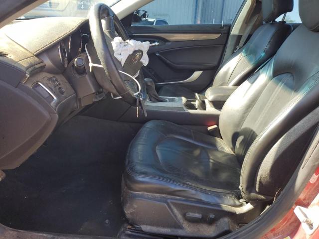 1G6DF577190153860 - 2009 CADILLAC CTS BURGUNDY photo 7