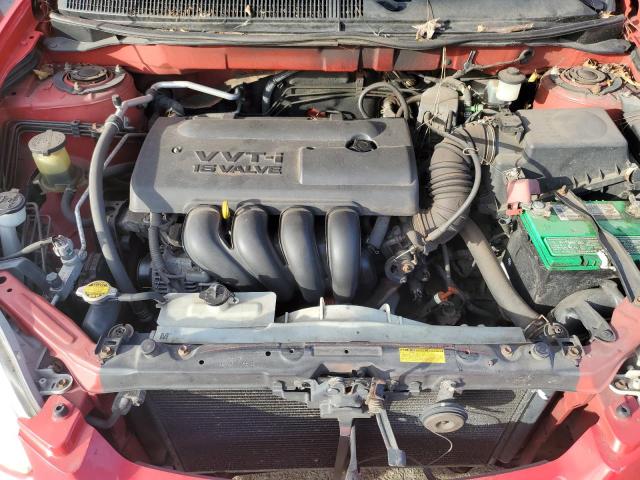 2T1KR32E13C104810 - 2003 TOYOTA COROLLA MA XR RED photo 11