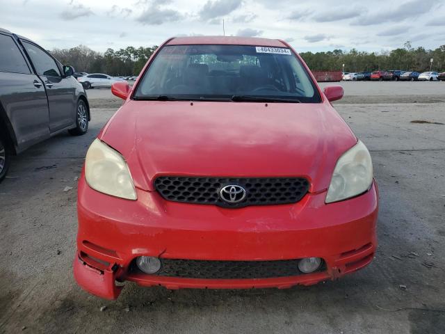 2T1KR32E13C104810 - 2003 TOYOTA COROLLA MA XR RED photo 5
