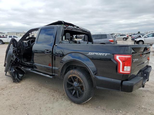 1FTEW1CP0GFA59544 - 2016 FORD F150 SUPERCREW BLACK photo 2