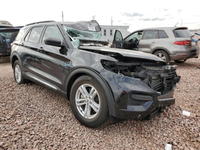 1FMSK7DH9MGA82492 - 2021 FORD EXPLORER XLT BLACK photo 4