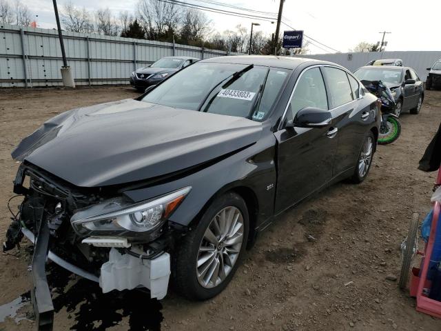 JN1EV7AR8JM443880 - 2018 INFINITI Q50 LUXE BLACK photo 1