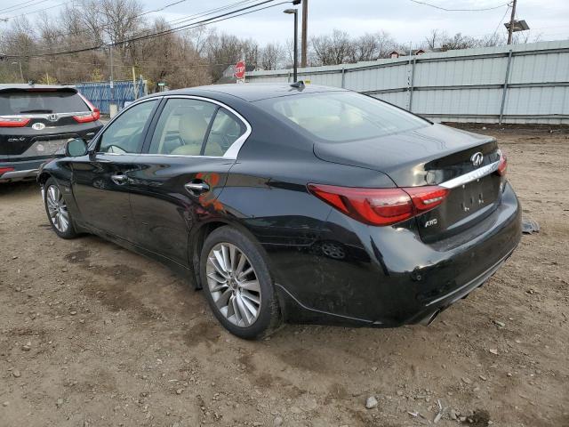 JN1EV7AR8JM443880 - 2018 INFINITI Q50 LUXE BLACK photo 2